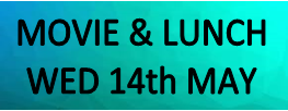 Movie & Lunch @ the movies: Price includes ticket, sandwich & tea/coffee